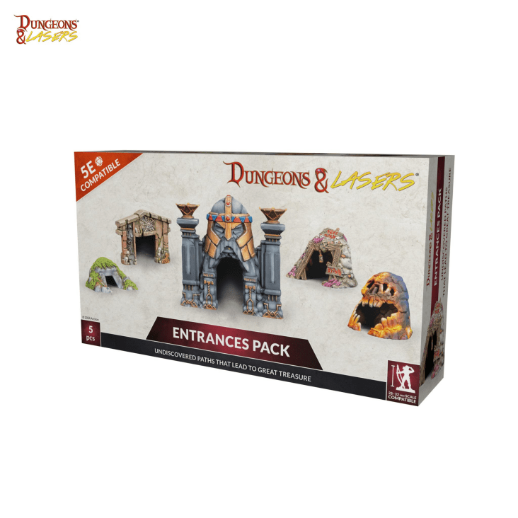 Physical Product Dungeon And Lasers Entrances Pack