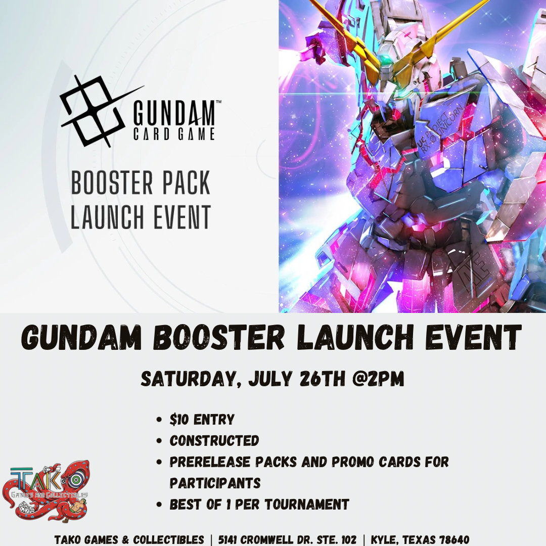 Gundam Booster Launch Event 8/02