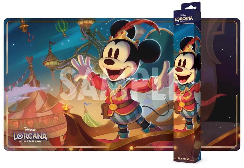 Disney Lorcana: Whispers in the Well Mickey Mouse - Brave Little Prince Playmat