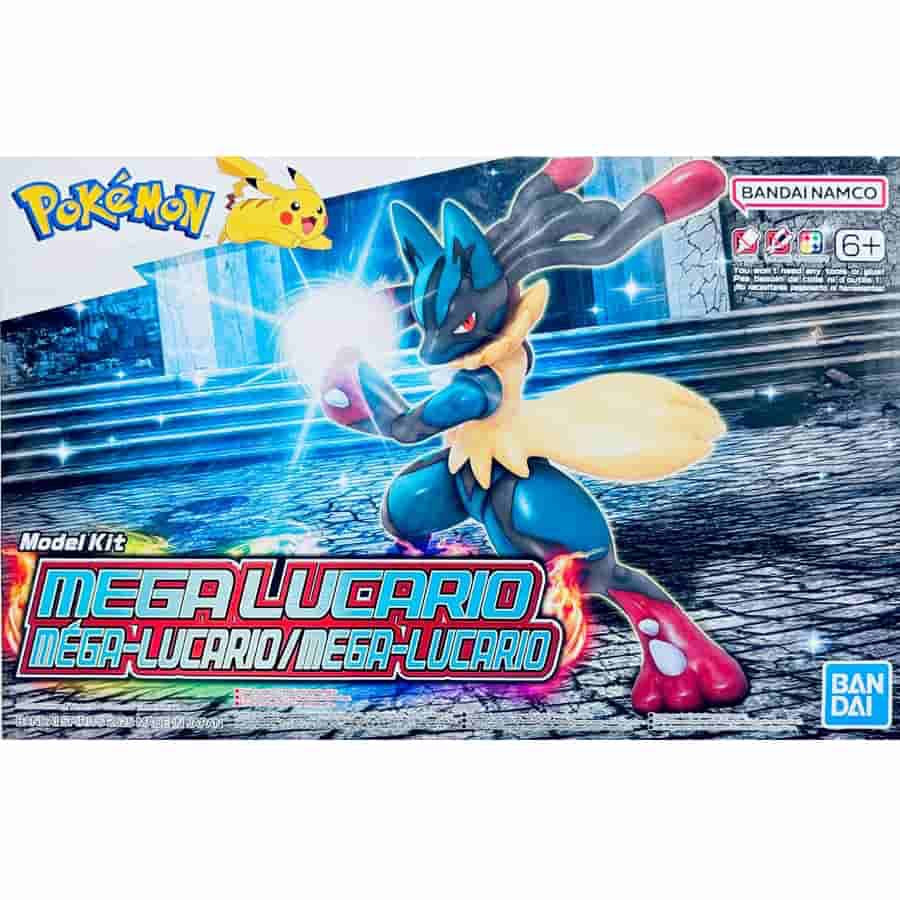 Pokepla: Bandai Hobby: Pokemon Model Kit: MEGA LUCARIO