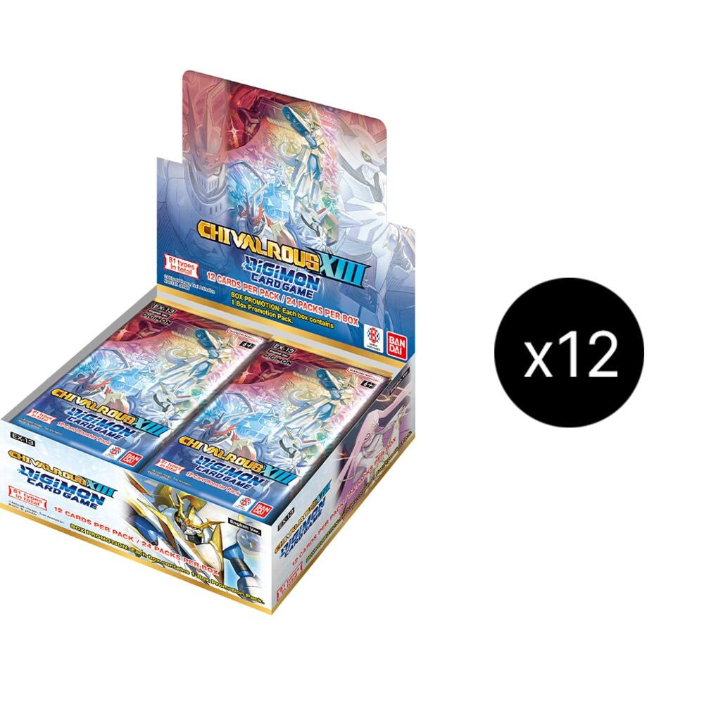 Digimon: EX-13 Extra Booster - Chivalrous XIII Sealed Case