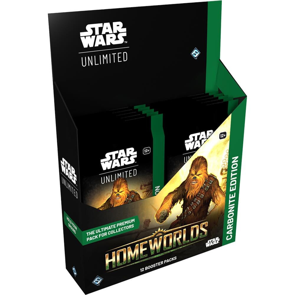 Star Wars Unlimited: Homeworlds Carbonite Edition - Booster Display