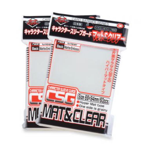 KMC Sleeves: Character Guard Matte Clear