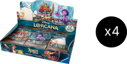 Disney Lorcana: Azurite Sea Booster Box Sealed Case (Presale)