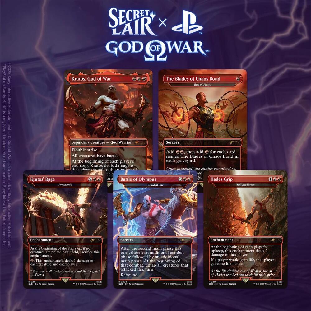 Secret Lair x God of War: Greek - Non-Foil Edition - Secret Lair Drop Series (SLD)