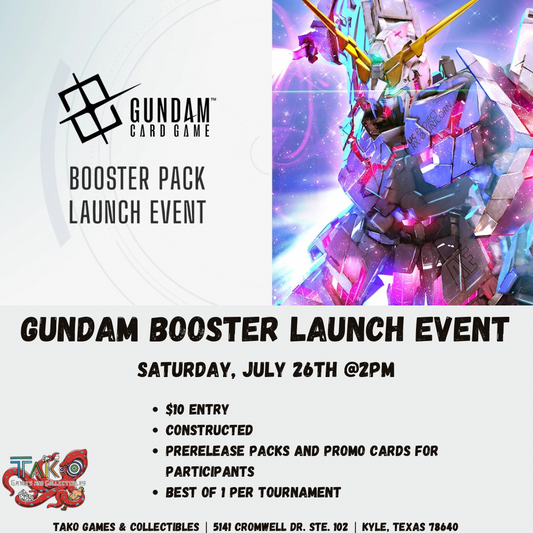 Gundam Booster Launch Event 8/02