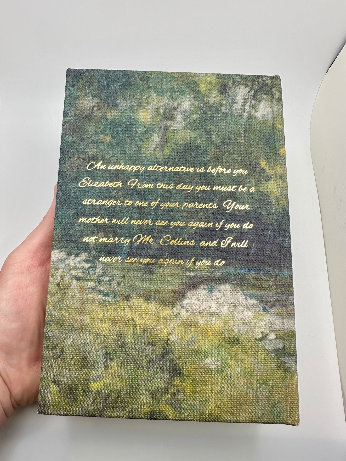 Pride and Prejudice by Jane Austen: Custom Rebound Hardcover Edition