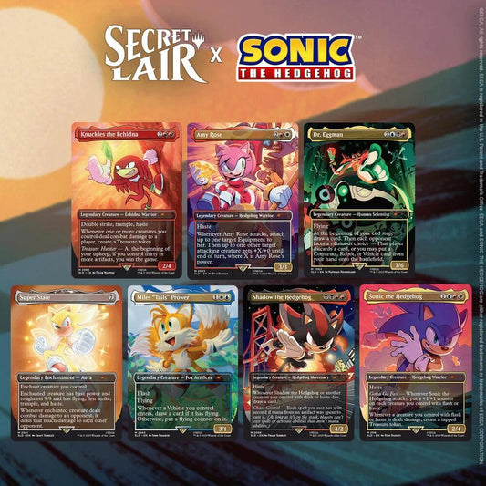 Magic: The Gathering: Secret Lair x Sonic the Hedgehog Superdrop: Friends & Foes (Non-Foil) - Secret Lair Drop Series (SLD)