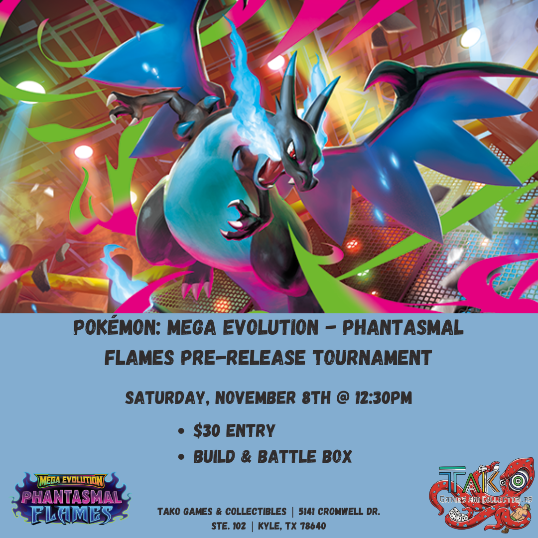 Pokémon: Mega Evolution - Phantasmal Flames Pre-Release Tournament