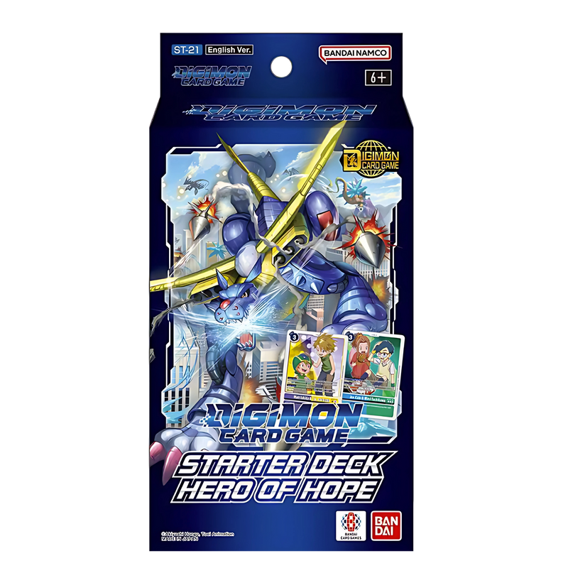 Digimon ST-21 Hero of Hope Starter Deck – Magnamon & MetalGarurumon – Tako  Games & Collectibles