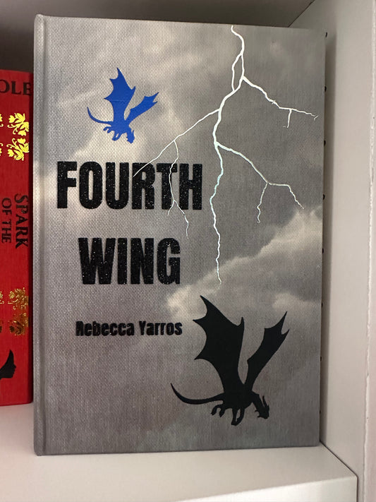 Fourth Wing by Rebecca Yarros: Canvas Custom Rebound Hardcover Edition (Empyrean Series)