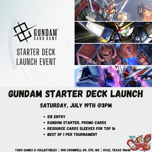 Gundam Starter Deck Launch Event 7/19