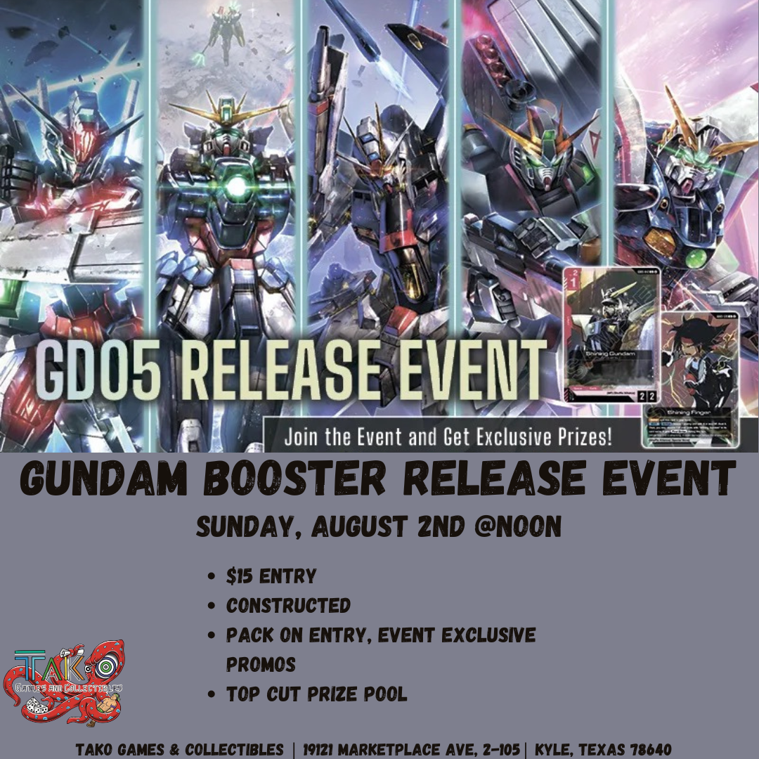 Gundam Booster Pack Release Event (GD05) 8/2