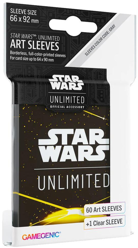 Gamegenic Star Wars: Unlimited Art Sleeve Card Back Yellow