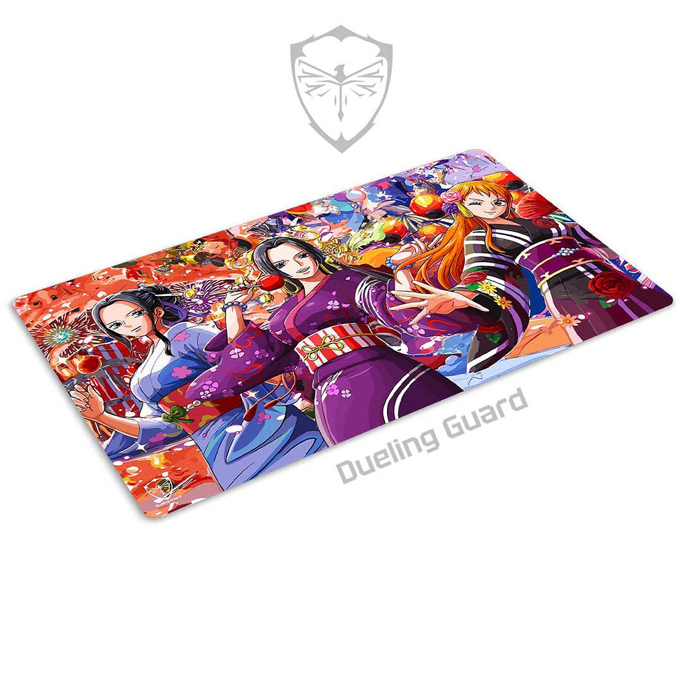 Dueling Guard: 1-Player Stitched Edge Playmat - Grand Line Treasures