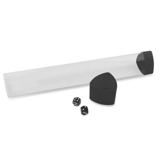 BCW: Playmat Tube with Dice Cap (Black)