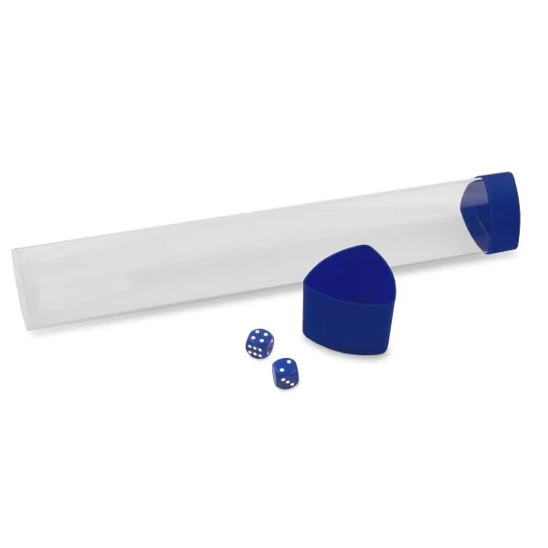 BCW: Playmat Tube with Dice Cap (Blue)