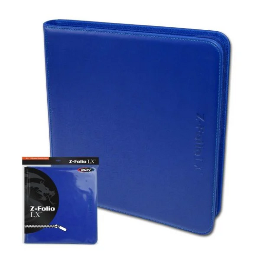 BCW: Z-Folio 12-Pocket LX Album - Blue