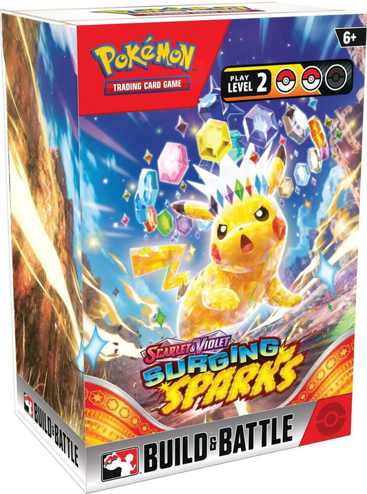 Pokémon: Surging Sparks Build and Battle Box - SV08