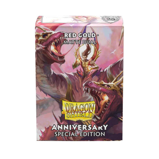 Dragon Shield Dual Matte: Anniversary Special Edition - Red Gold (100-pack)