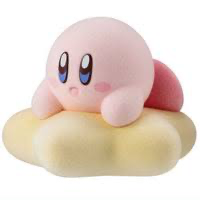 Shokugan Flocky Doll Kirby PuPuPu Kirby Dream Land Doll BOX - (6. Kirby - Warp Star)