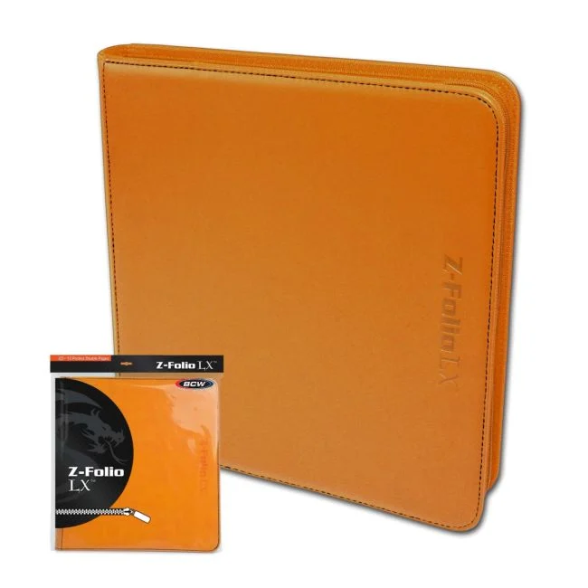 BCW: Z-Folio 12-Pocket LX Album - Orange