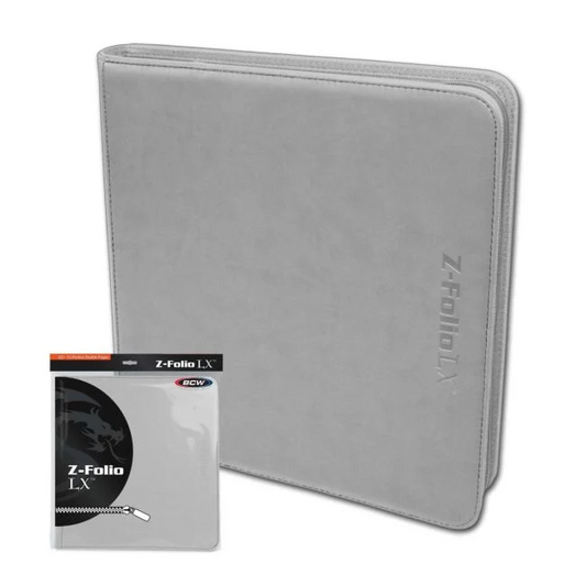 BCW: Z-Folio 12-Pocket LX Album - White