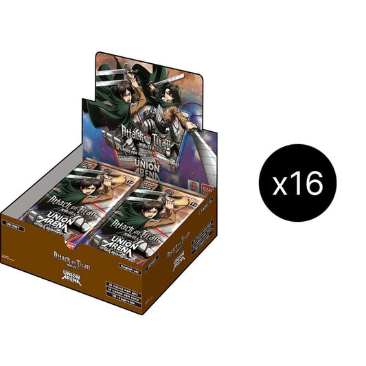 Union Arena: Attack on Titan Booster Box Sealed Case (UE10BT)