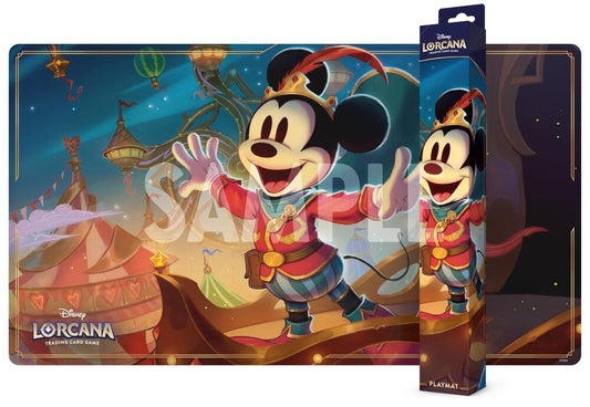 Disney Lorcana: Whispers in the Well Mickey Mouse - Brave Little Prince Playmat