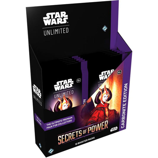 Star Wars Unlimited: Secrets of Power Carbonite Edition - Booster Display