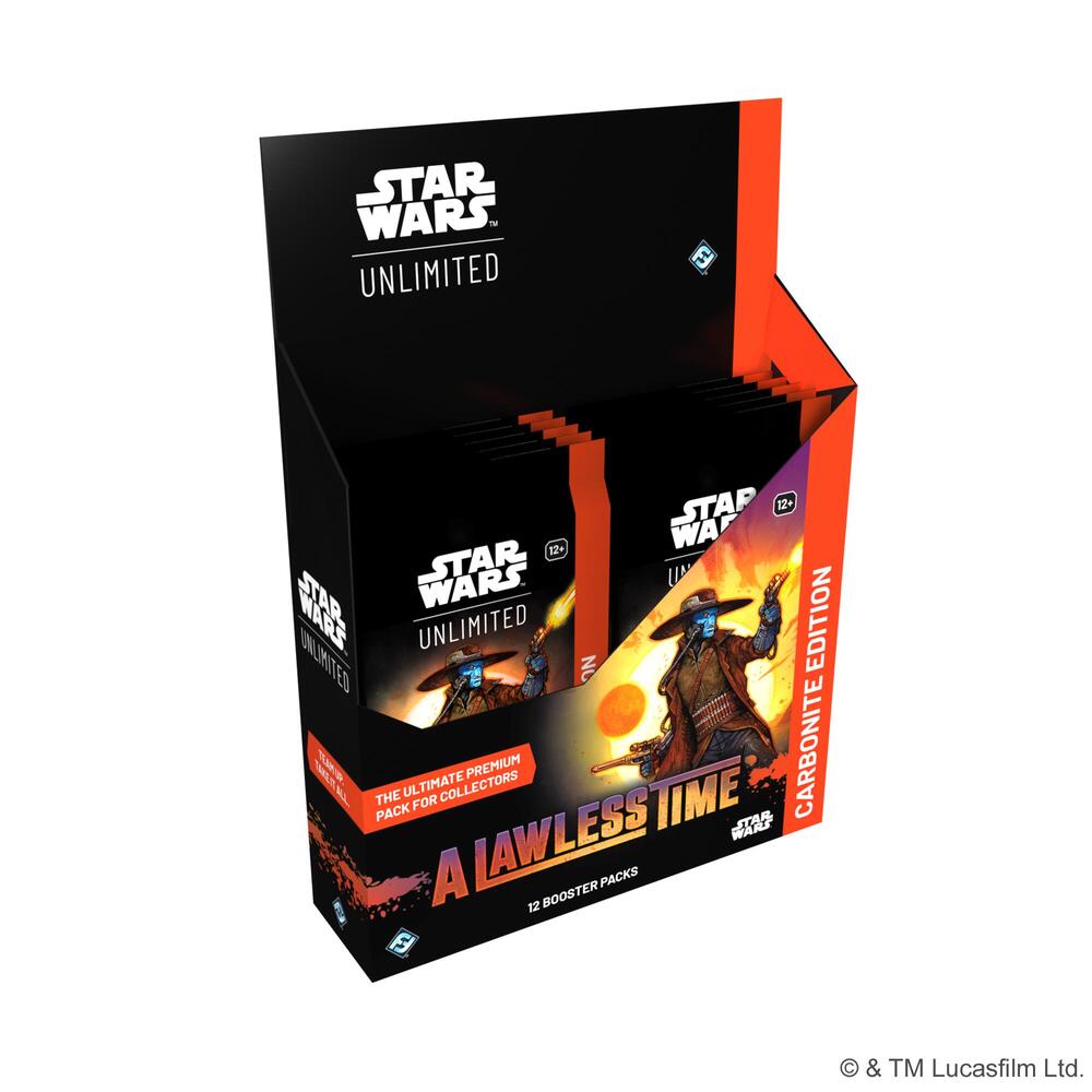 Star Wars Unlimited: A Lawless Time Carbonite Edition - Booster Display