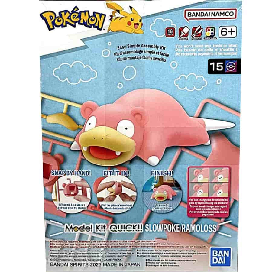 Pokepla: Bandai Model Kit: Pokémon - Slowpoke (MODEL 15)