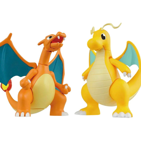 Pokepla: Bandai Model Kit: Pokémon - Charizard & Dragonite