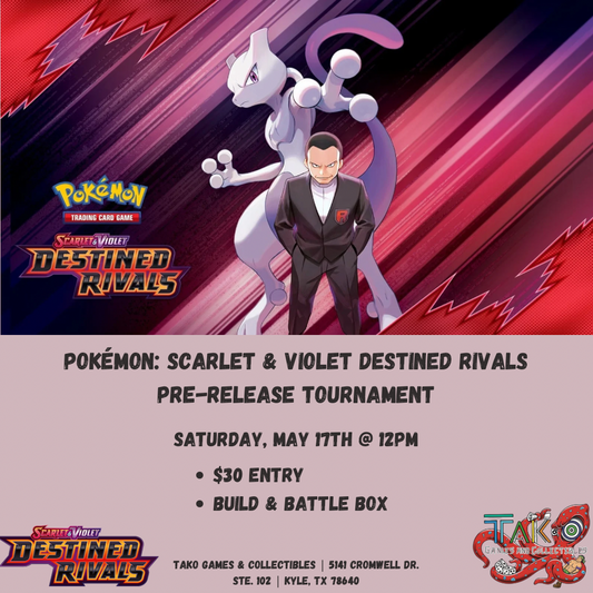 Pokémon: Scarlet & Violet Destined Rivals Pre-release Tournament