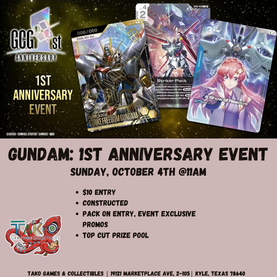 Gundam Store Tournament: 1st Anniversary Event