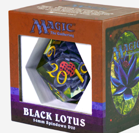 Magic the Gathering: Black Lotus 54mm Spindown D20