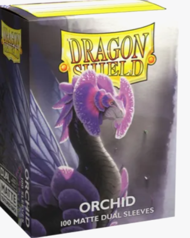 Dragon Shield Dual Matte Standard Sleeves - Orchid (100-Pack) - Dragon Shield Card Sleeves