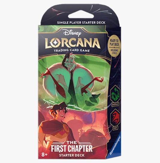 Disney Lorcana: The First Chapter Starter Deck (Emerald & Ruby)