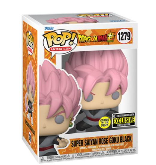 Funko Pop!: Dragon Ball Super Saiyan Rose Goku Black Glow-in-the-Dark