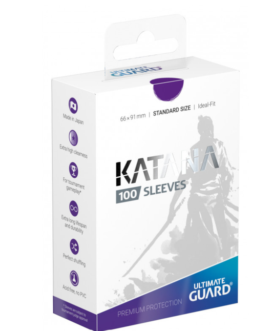 Ultimate Guard Sleeves Katana Purple100-Count