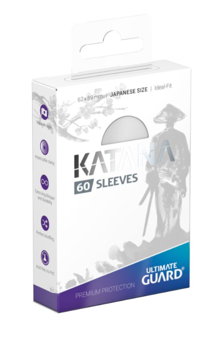 Ultimate Guard Katana Sleeves: White - Japanese