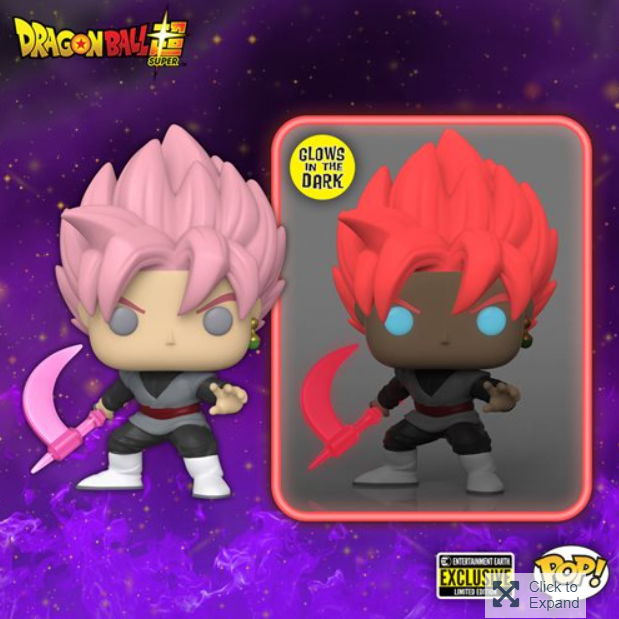 Funko Pop!: Dragon Ball Super Saiyan Rose Goku Black Glow-in-the-Dark